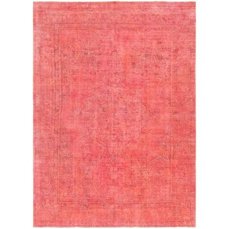 SUPREME 8 ft. 1 in. x 11 ft. 3 in. Pasargad Vintage Overdyes Hand-Knotted Lambs Wool Area Rug ST1123466